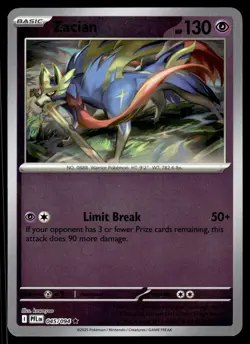 ZACIAN - 045/094 Rare Phantasmal Flames Pokemon Reverse Holo NM - Image 1