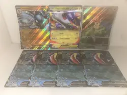 Pokemon Jumbo Card Lot Of 7 Lucario EX, Mega Latias EX, Victini, Greninja EX - Image 1