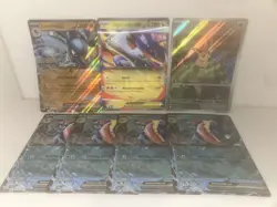 Pokemon Jumbo Card Lot Of 7 Lucario EX, Mega Latias EX, Victini, Greninja EX - Image 2