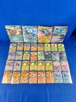 POKEMON TCG SCARLET AND VIOLET EX COLLECTION LOT OF 150 EX CARDS 4 JUMBO CARDS - Image 1