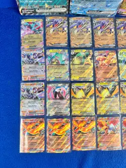 POKEMON TCG SCARLET AND VIOLET EX COLLECTION LOT OF 150 EX CARDS 4 JUMBO CARDS - Image 2