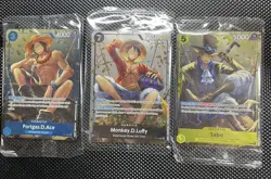One Piece Monkey D. Luffy P-075,074,& 073 English Promo Tin Set Vol 2 Sealed!!! - Image 1