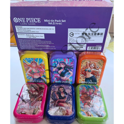 One Piece Card Game Vol.2 Mini Tin SEALED NEW (Set of 6) Japanese Asian Limited - Image 4