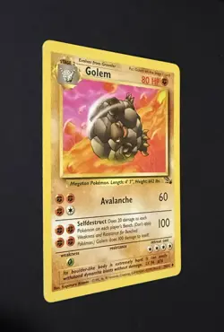 Pokemon TCG Golem Fossil 36/62 Regular Near Mint! - Image 3