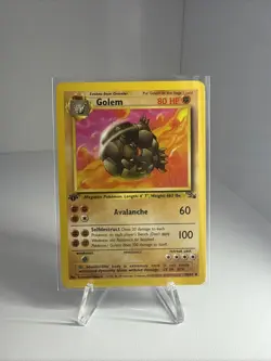 Pokemon TCG Golem Fossil, 1st Edition Uncommon Card 36/62 NM - Image 1