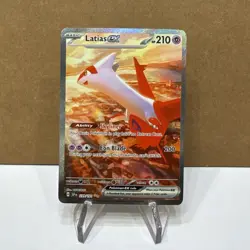 Pokemon TCG Latias ex 239/191 Sv08: Surging Sparks Special Illustration Holo NM - Image 3
