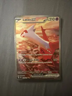 Pokemon TCG Latias ex 239/191 Sv08: Surging Sparks Special Illustration Holo NM - Image 1