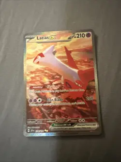 Pokemon TCG Latias ex 239/191 Sv08: Surging Sparks Special Illustration Holo NM - Image 3