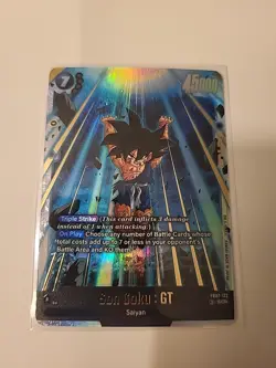 Dragon Ball Card Game Fusion World Son Goku : GT FB07-122 Secret Rare - Image 1