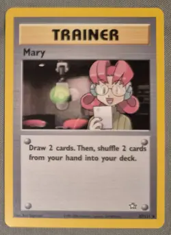Pokemon Mary 87/111 Non-Holo Rare Neo Genesis - Image 1