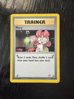 Pokemon Mary 87/111 Non-Holo Rare Neo Genesis - Image 1