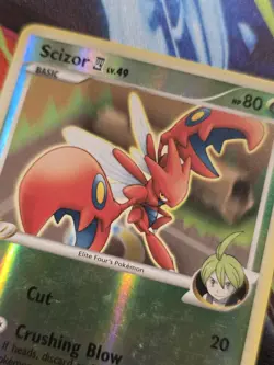 Scizor 48/111 Platinum Rising Rivals Reverse Holo Uncommon Pokemon Card - Image 2
