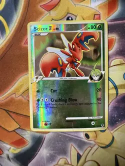 Scizor 48/111 Reverse Holo Platinum Rising Rivals Pokemon Card HP - Image 1