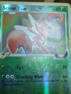 HP Scizor 48/111 Reverse Holo Platinum Rising Rivals Pokemon Card - Image 5