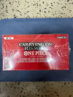 One Piece Card Game OP13 Carrying on His Will Booster Box English SEALED - Image 2