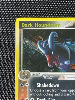 Dark Houndoom 5/109 Swirl Team Rocket Returns Stamped Reverse Holo Pokemon NM/LP - Image 2