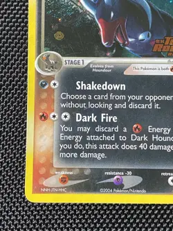 Dark Houndoom 5/109 Swirl Team Rocket Returns Stamped Reverse Holo Pokemon NM/LP - Image 5