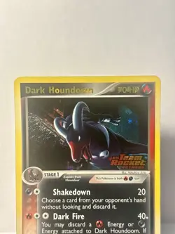 Pokemon Dark Houndoom 5/109, Team Rocket Returns Set, Reverse Holo Rare *NM/LP* - Image 3