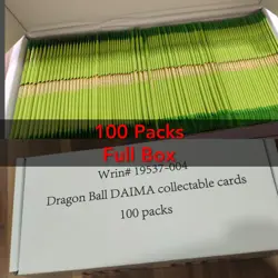 McDonald's Dragon Ball Daima Card 100 Packs Full Box - McDonald's Exclusive - Image 1