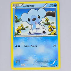 Cubchoo 29/98 Emerging Powers Regular Common Pokemon Card TCG English LP - Image 1