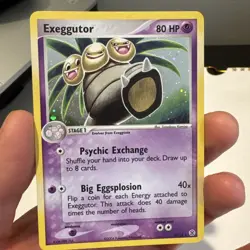 Pokemon TCG Exeggutor FireRed & LeafGreen 5/112 Rare Holo Card - Image 1