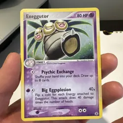 Pokemon TCG Exeggutor FireRed & LeafGreen 5/112 Rare Holo Card - Image 2
