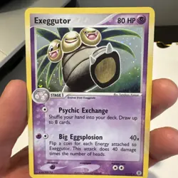 Pokemon TCG Exeggutor FireRed & LeafGreen 5/112 Rare Holo Card - Image 4