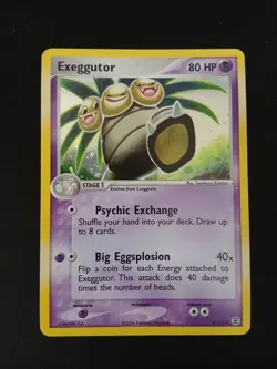 Pokemon Exeggutor Holo 5/112 EX FireRed & LeafGreen 2004 EX / LP Condition - Image 1