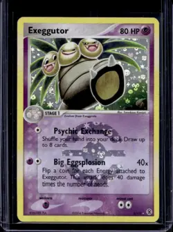 2004 Pokemon EX FireRed & LeafGreen Exeggutor Reverse Foil Holo #5/112 - Image 1