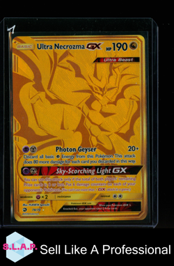 ULTRA NECROZMA GX POKEMON 78/70 2018 SUN & MOON: ULTRA PRISM HOLO SECRET RARE EN - Image 1