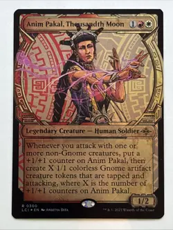 MTG Lost Caverns of Ixalan Anim Pakal, Thousandth Moon Showcase Foil 300 NM Rare - Image 1