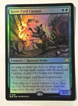 Keen-Eyed Curator Bloomburrow Foil - MTG RARE - Image 1