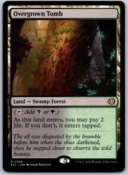 Overgrown Tomb R Lorwyn Eclipsed 266 NM - Image 1