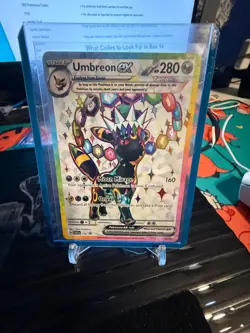 Umbreon ex - SVP176 Black Star Promo Full Art Pokemon - NM/MINT - Image 1