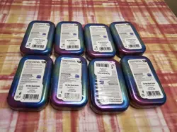 Pokemon Scarlet & Violet: Prismatic Evolutions Sealed Mini Tin (EMPTY) X8 - Image 2