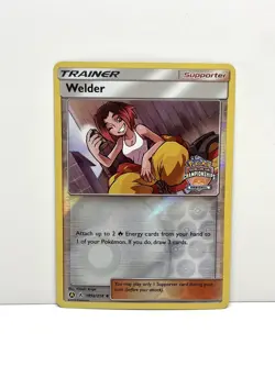 Pokemon TCG Welder 189a/214 NM Reverse Holo 2019 Regional Championship Promo - Image 1
