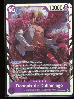 Donquixote Doflamingo One Piece OP14 The Azure Sea's Seven Super Rare #069 - Image 1