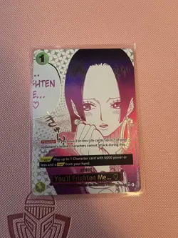 One Piece TCG- Op14-118 You'll Frighten Me... (manga Event Alternate Art) - Image 1