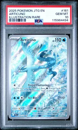 2025 POKEMON JTG EN-JOURNEY TOGETHER #161/159 ARTICUNO IR PSA 10 - Image 1