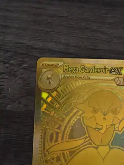 Pokemon TCG Mega Gardevoir EX 187/132 Mega Evolutions Gold Hyper Rare NM/Mint - Image 3