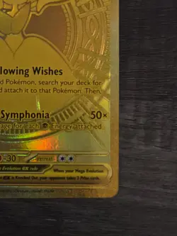 Pokemon TCG Mega Gardevoir EX 187/132 Mega Evolutions Gold Hyper Rare NM/Mint - Image 5