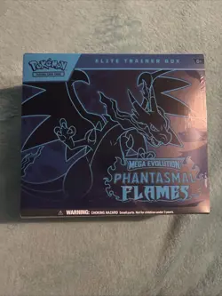 Pokemon TCG Mega Evolution Phantasmal Flames ETB New Factory Sealed - Image 1