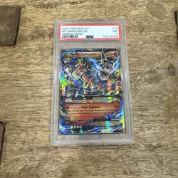 Pokemon Mega M Charizard-EX Holo Ultra Rare Card 12/83 PSA 7 Generations - Image 1