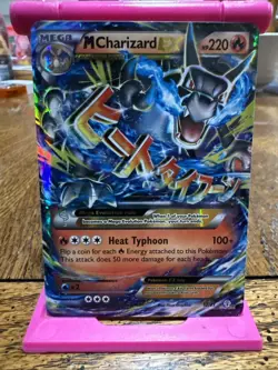 Mega M Charizard EX 12/83 Pokemon XY Generations Holo Ultra Rare 2016 - Image 2