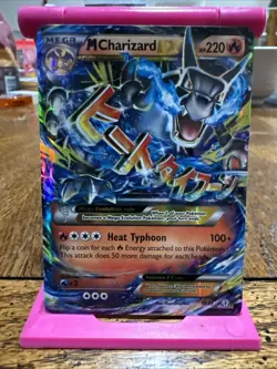 Mega M Charizard EX 12/83 Pokemon XY Generations Holo Ultra Rare 2016 - Image 3