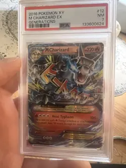 Pokemon 2016 Generations Ultra Rare Holo PSA 7 NM M Charizard EX 12/83 XY - Image 1