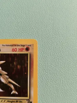 Pokemon TCG Kabutops Holo Rare 1st Edition Fossil, 9/62, Vintage WOTC - Image 2