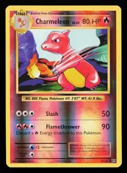 Charmeleon 10/108 Reverse Holo XY Evolutions Pokemon Card - Image 1