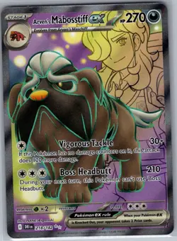 Arven's Mabosstiff ex - 218/182 SV10: Destined Rivals - Pokemon Card - NM - Image 1