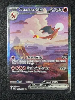 Charizard ex 199/165 Special Illustration Rare SV 151 Pokemon TCG English Holo - Image 1